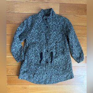 Zara Kids light army green Leopard Print jacket
EXCELLENT condition